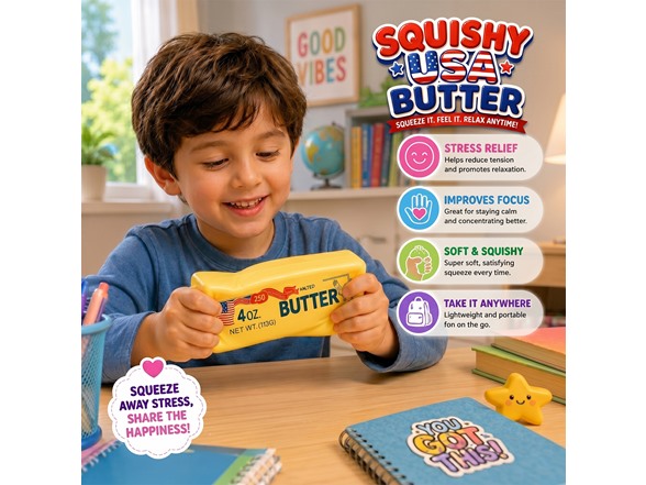 Twilight Squishy Sensory Toys Butter USA - Your Choice