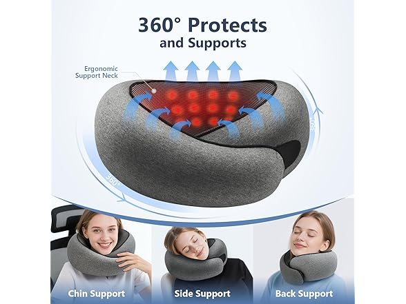 Advanced Memory Foam Neck Travel Pillow