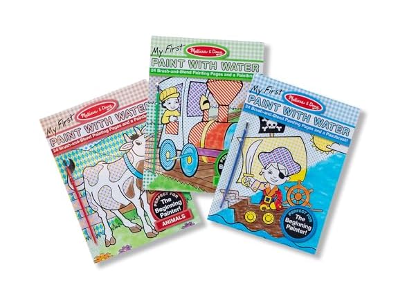 Melissa & Doug My First Paint with Water Activity Book Set