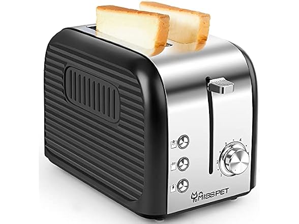 ALES 2 Slice toaster Black