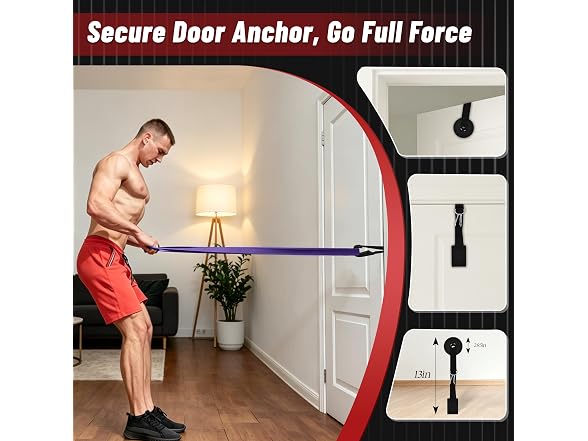 Jamestry 5Pcs Resistance Bands