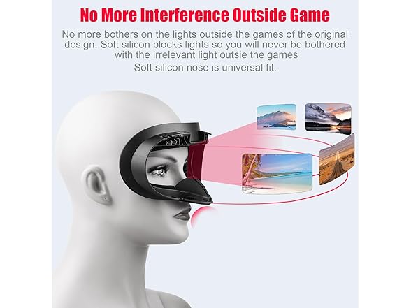 VR Facial Interface and Foam Replacement Set for Oculus Meta Quest 2