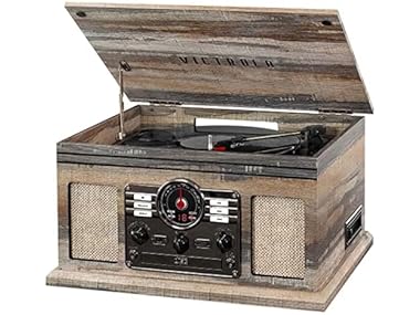 $59.99, Was $159.99, 62% Off! Victrola The Quincy 6-in-1 Bluetooth Record Player dealfomo