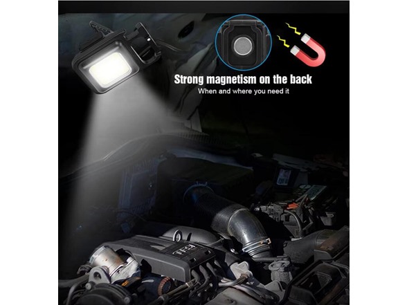 2-Pack Rechargeable Keychain Work Lights