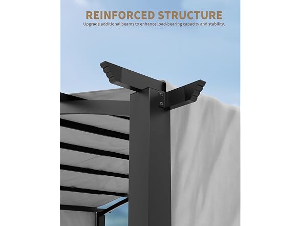 KYBOLT KYBOLT 12x9 Ft Outdoor Arched Pergola