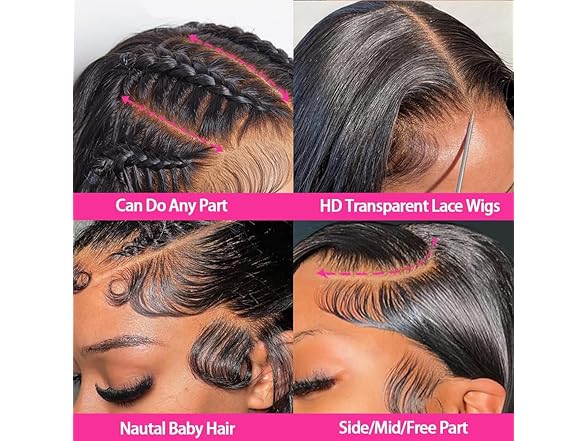 Oiosir 24in Lace Front Wigs Human Hair