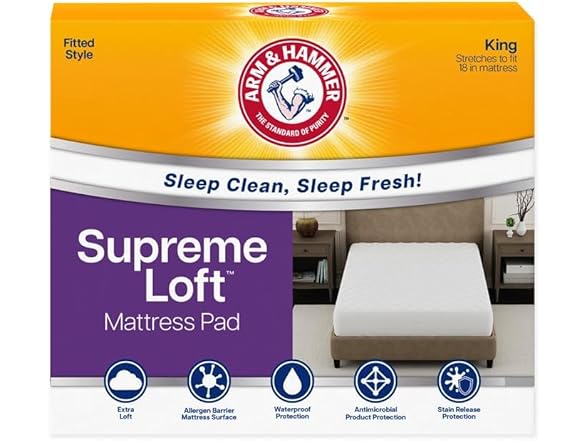 Arm & Hammer Supreme Loft Mattress Pad