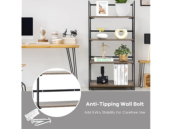 Giantex 4-Tier Bookshelf