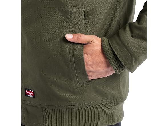 Wrangler Men (M) Quilted Lined Insulated Jacket