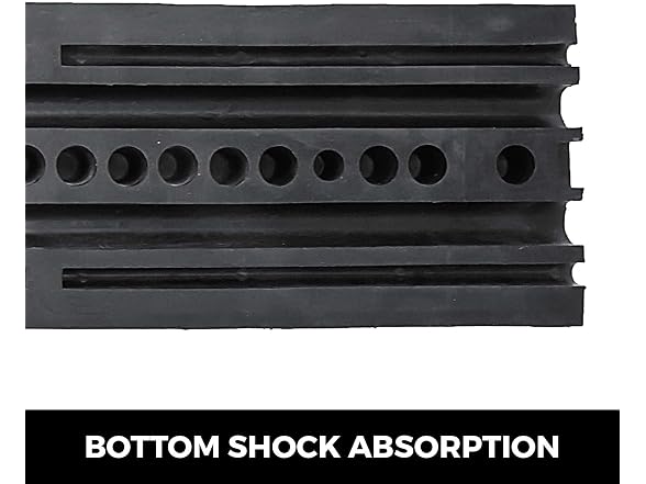 2pcs 6 Feet Rubber Speed Bump Driveway Modular