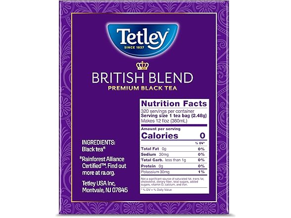 Tetley British Blend Premium Black Tea,
