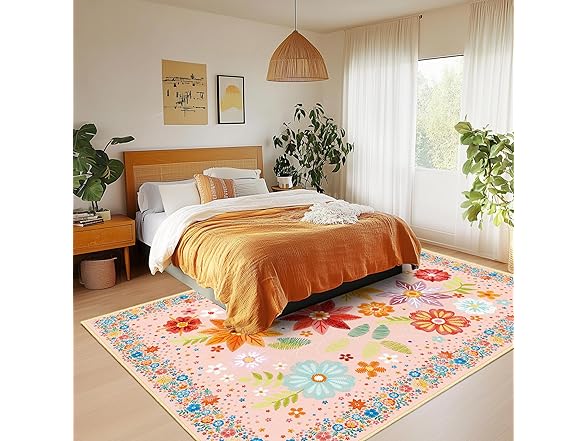 weesire Boho Area Rug for Living Room