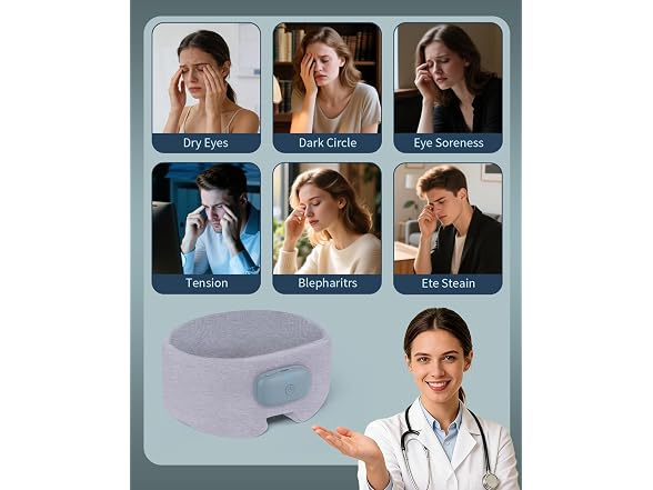 Heated Bluetooth Eye Mask