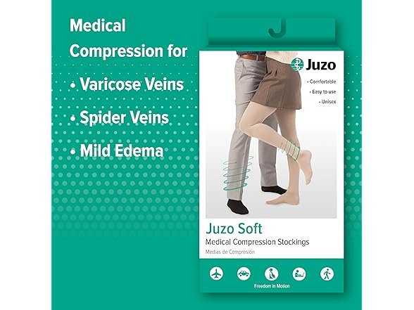 Juzo Soft 2001 Thigh-High, 20-30 mmHg