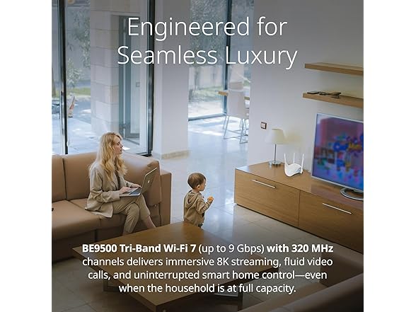 D-Link D-Link BE9500 Tri-Band Wi-Fi 7 Smart Rou