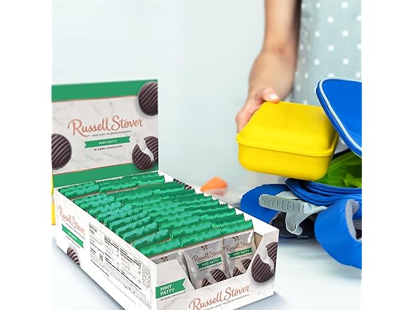 Russell Stover Dark Choc Mint Patties 36