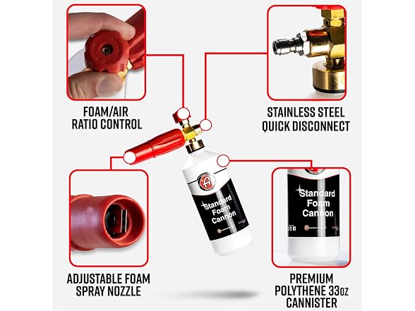 Adam's Polishes Standard Foam Cannon - Foam C