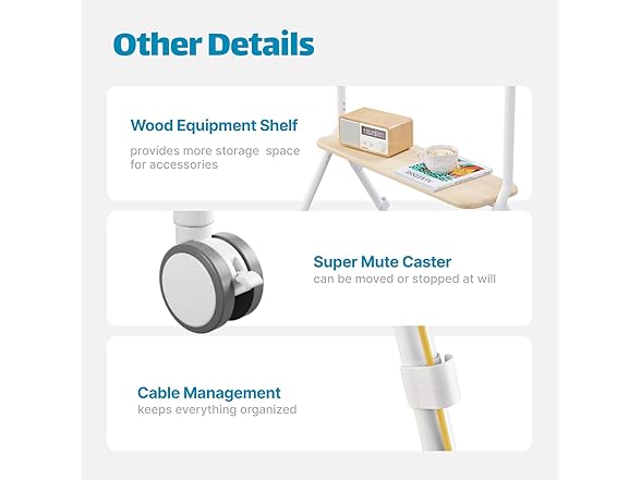 Easel Rolling TV Stand | 49-80"