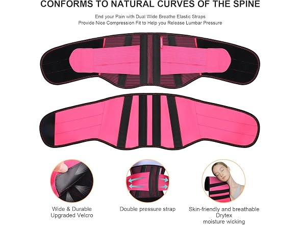 T TIMTAKBO NS526045 back brace for women