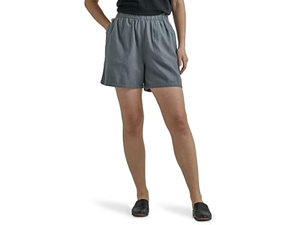 Lee Wmns Pull-On Short Grey (10)