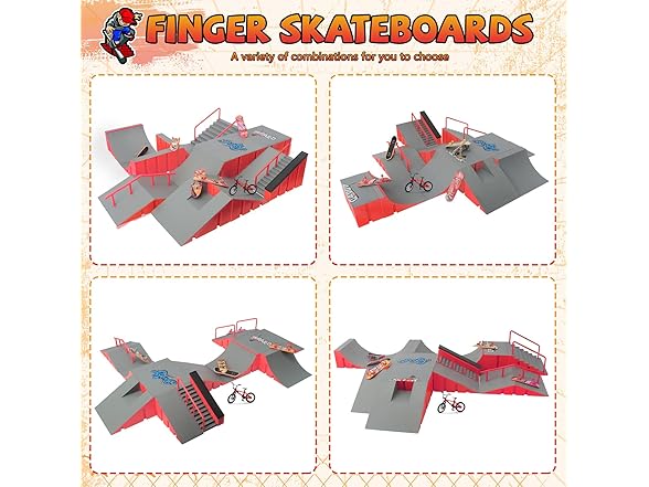 CS COSDDI Finger Skateboard Park