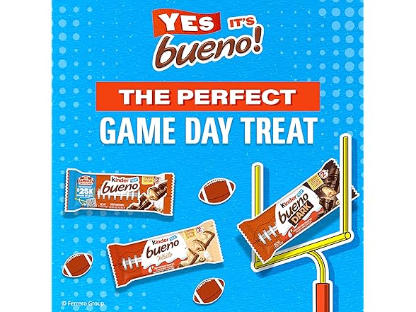 Kinder Bueno Dark Hazelnut Bars 30ct 1.5