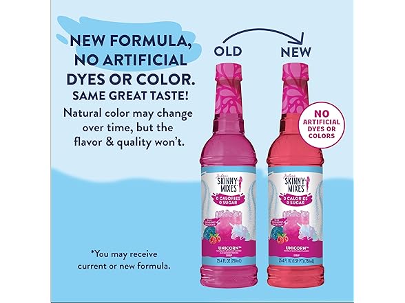1CT Jordan's Skinny Mixes Sugar Free Syrup, Unicorn Flavor