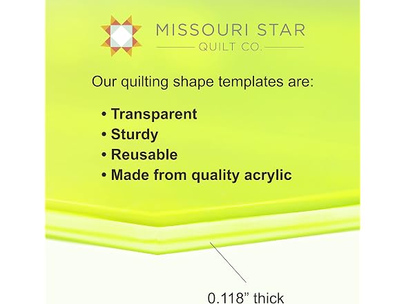 Acrylic Quilting & Craft Template, Winter