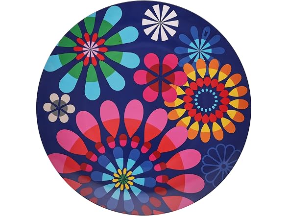 French Bull Plates - 4 Piece Set - 11 inch Festival
