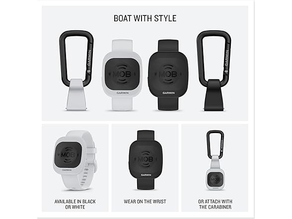 (NEW) Garmin OnBoard Mob Tag, Wireless