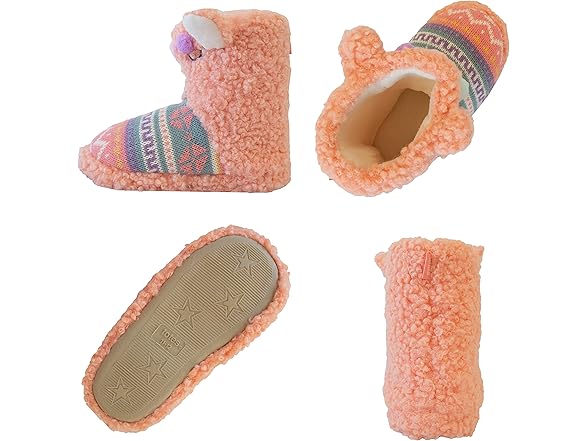 Totes Kids (7-8) Llama Slippers