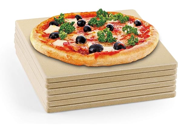 Cook N Home Pizza Grilling Stone Set