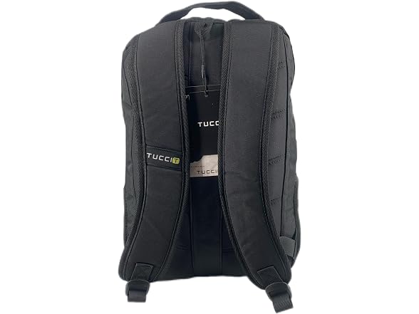 Tucci Italy T0566-17.7in-BLK TUCCI Italy-CITY RIDER BACKPACK