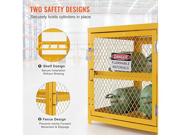 VEVOR Horizontal Cylinder Storage Cabinet