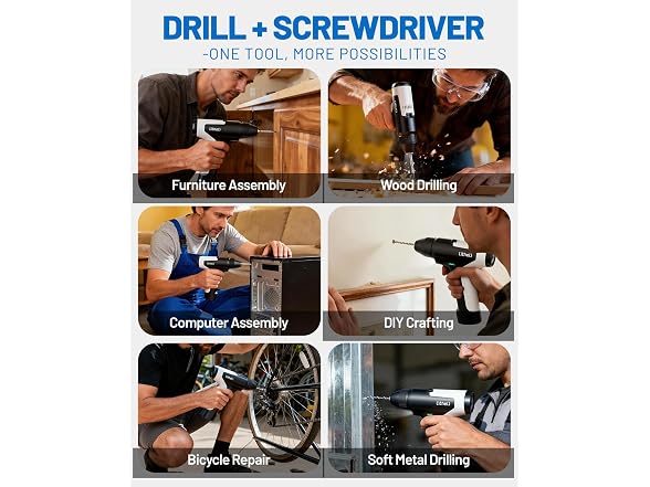 Litheli 4V Cordless Drill & Screwdriver