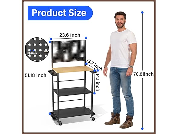 3-Tier Fishing Rod Storage Rack