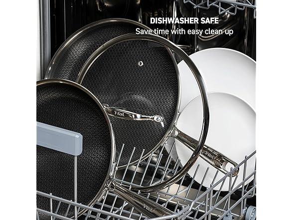 T-fal HybridMesh Tri-Ply Stainless Steel Fry Pan 8 Inch