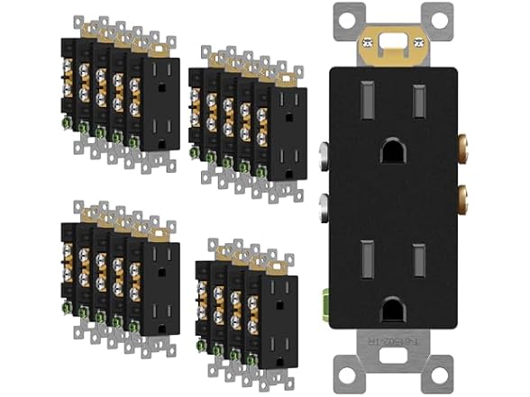 ENERLITES Matte Black Decorator