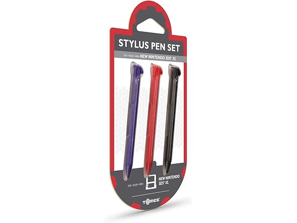 (3 Pack) Tomee Stylus Pen Set for New Nintendo 3DS XL