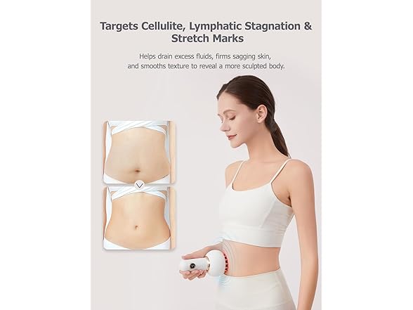 Paiaito Lymphatic Drainage Massager - White