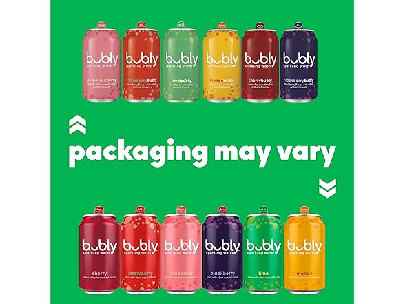 bubly Sparkling Water, Blueberry Pomegranate