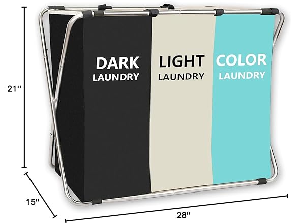 BRIGHTSHOW 180L Laundry Basket Sorter
