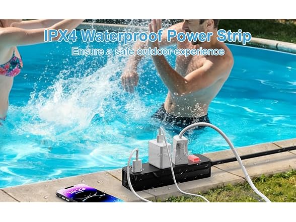 KEBEN Outdoor Waterproof Power Strip