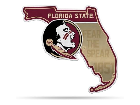 FSU State Shape Cut Pennant