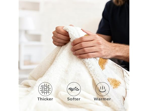 Sleepwish Colorful Cat Fleece Throw Blanket