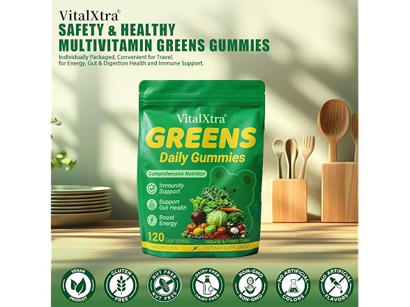 VitalXtra Adult Greens Gummies