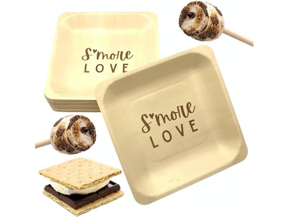 Perfect Stix S'More Plates & Sticks Set 25ct