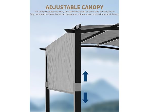 KYBOLT KYBOLT 12x9 Ft Outdoor Arched Pergola