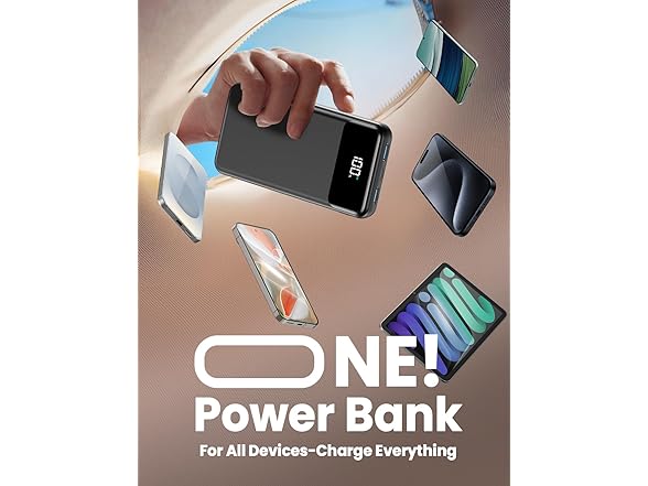 OHOVIV 50000mAh Power Bank with Built In Cables