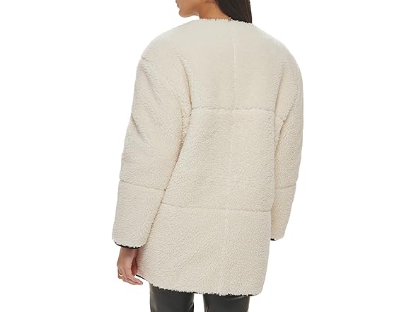 Levis Womens Midlength Sherpa Coat